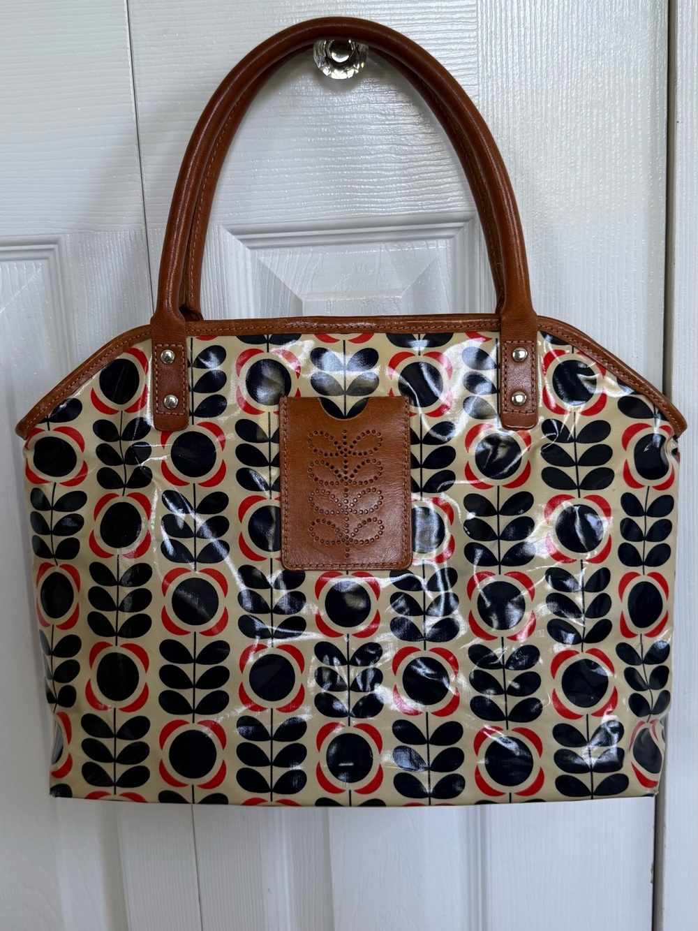 Orla Kiely Classic Flower and Stem Pattern Bag